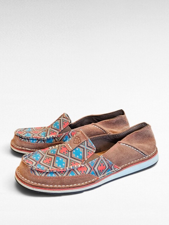Ariat Shoes - Ariat Southwestern Print Slip On Cruiser Loafers Size 8.5B